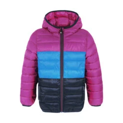 Color Kids Jacket W. Hood Quilted